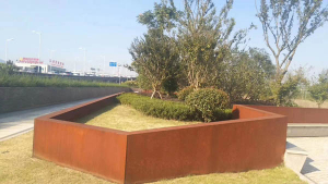 富文镇耐候钢挡土墙